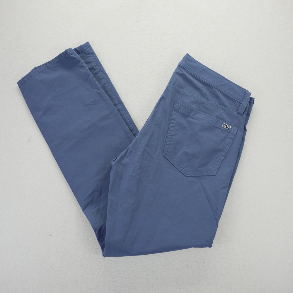 Vineyard Vines Mens Performance Chinos Pants Blue 30x30 Stretch Golf Trousers